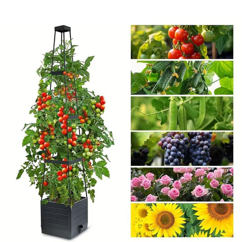 ⏳Limited-time 50% off⏰Garden Raised Bed Planter Boxes with Trellis💐