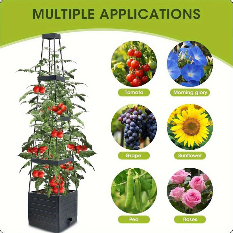 ⏳Limited-time 50% off⏰Garden Raised Bed Planter Boxes with Trellis💐