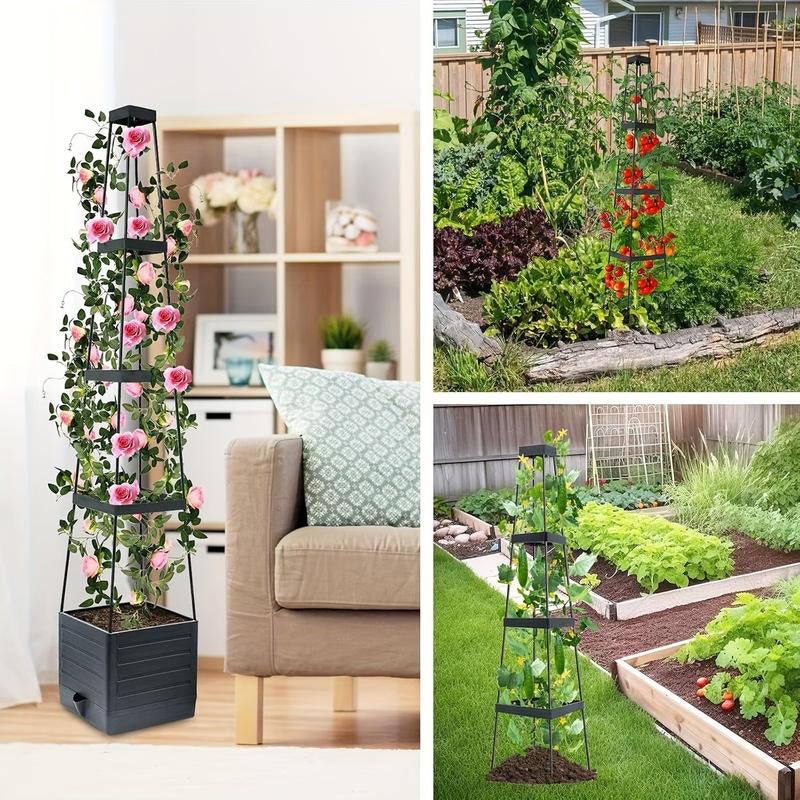 ⏳Limited-time 50% off⏰Garden Raised Bed Planter Boxes with Trellis💐