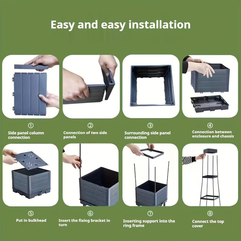 ⏳Limited-time 50% off⏰Garden Raised Bed Planter Boxes with Trellis💐