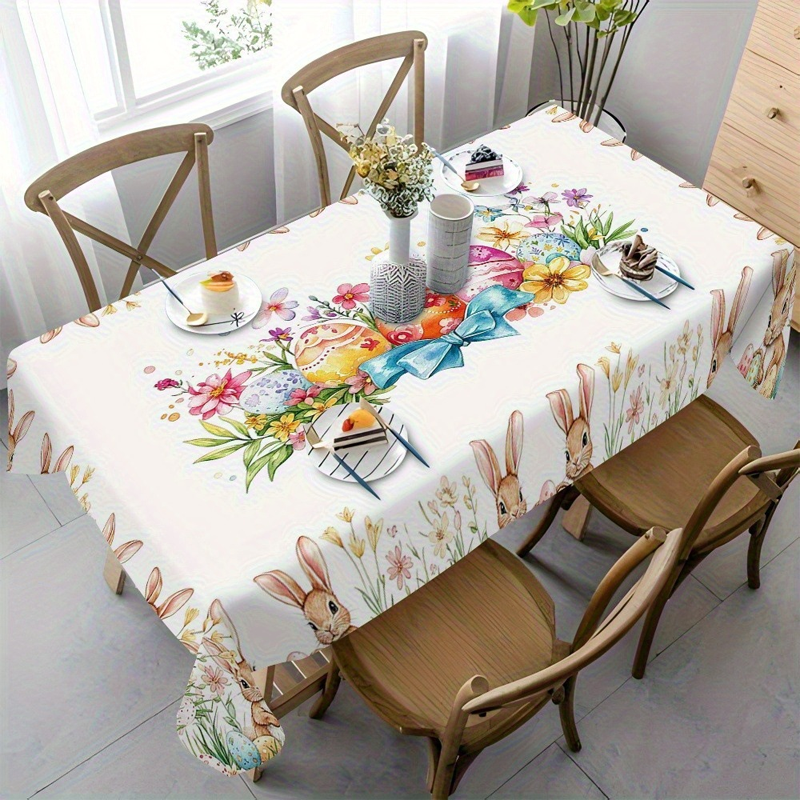 ⏳Limited-time 50% off⏰Festive Floral Print Tablecloth🏰🎑