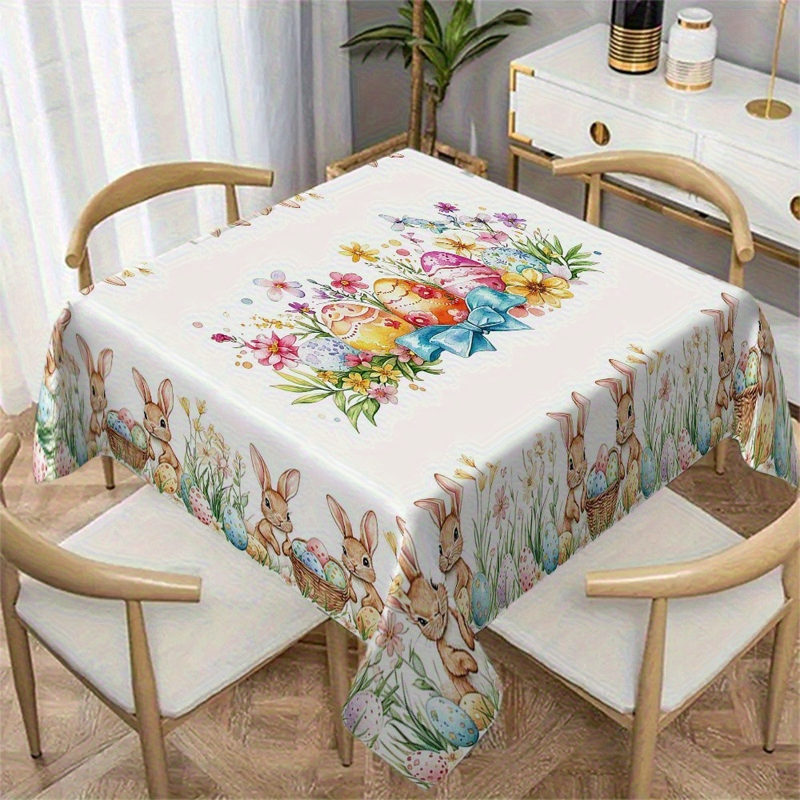 ⏳Limited-time 50% off⏰Festive Floral Print Tablecloth🏰🎑