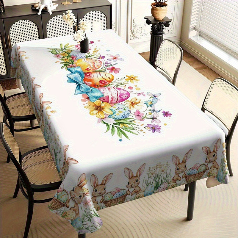 ⏳Limited-time 50% off⏰Festive Floral Print Tablecloth🏰🎑