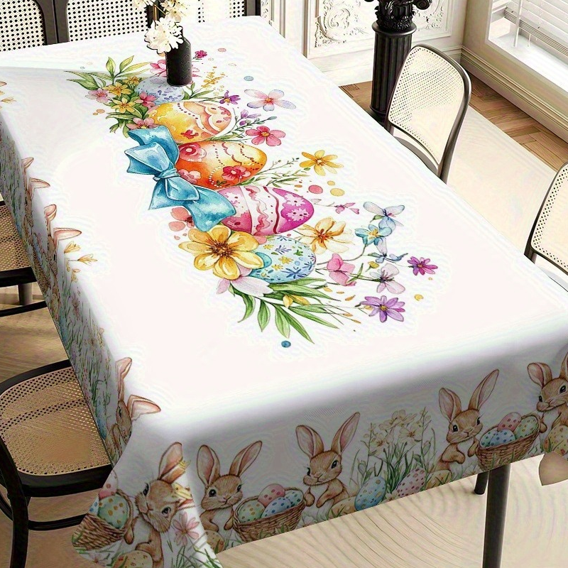 ⏳Limited-time 50% off⏰Festive Floral Print Tablecloth🏰🎑