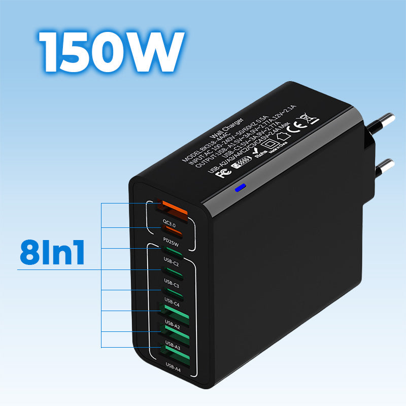 ⏳Limited-time 50% off⏰Multi-Port 150W Fast Charging Phone Charger🔋📱