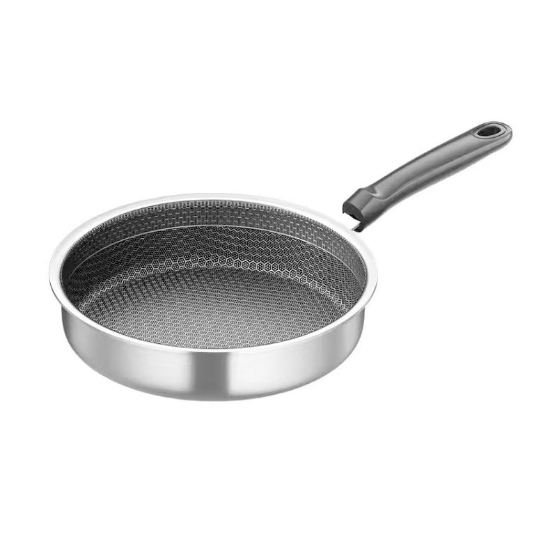 ⏳Limited-time 50% off⏰Honeycomb Non-Stick Stainless Steel Frying Pan🍳