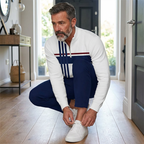 ⏳Limited-time 50% off⏰Men's Graphic Print Pullover & Pants Set – Street Style, Comfort Fit & Casual Look 👕👖