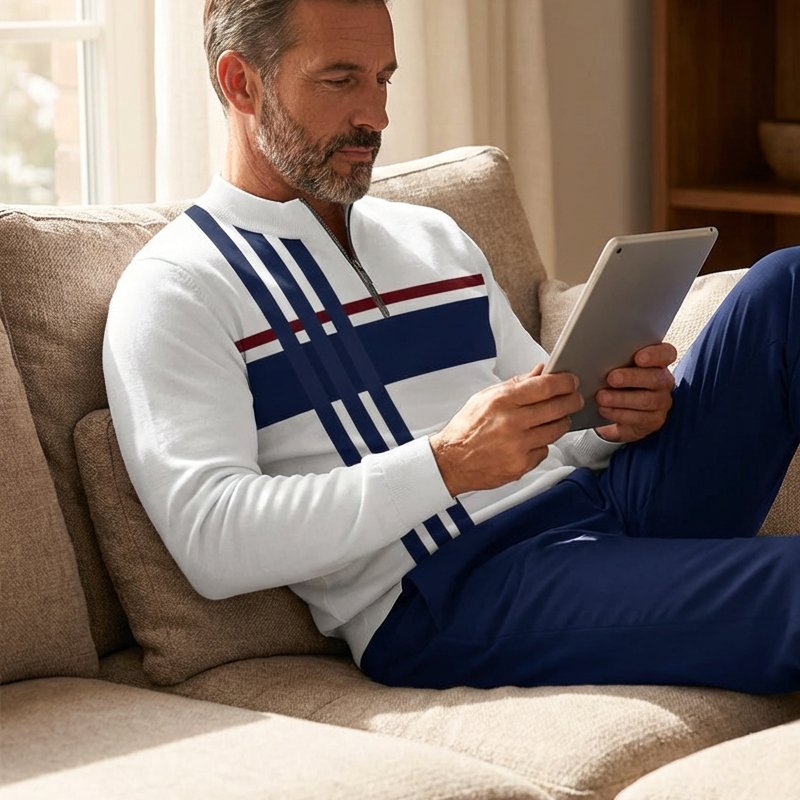 ⏳Limited-time 50% off⏰Men's Graphic Print Pullover & Pants Set – Street Style, Comfort Fit & Casual Look 👕👖