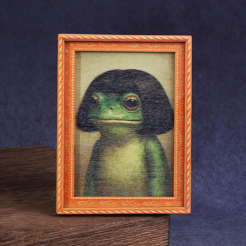 ⏳Limited-time 50% off⏰Funny & Quirky Frog Wooden Fridge Magnet🐸🪄