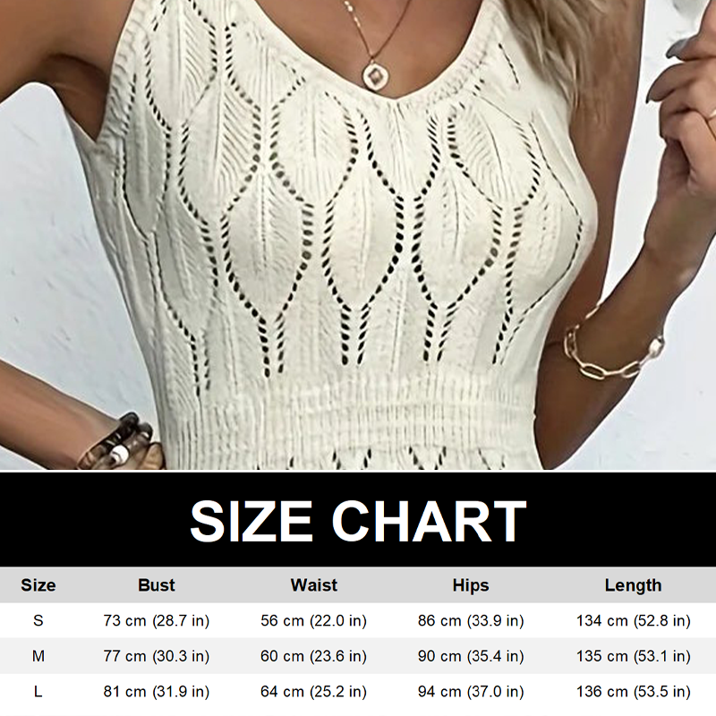 ⏳Limited-time 50% off⏰Elegant V-Neck Pointelle Knit Dress👗