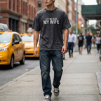 ⏳Limited-time 50% off⏰"Let Me Ask My Wife" Funny Print T-Shirt for Men👕