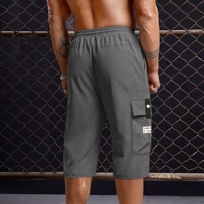 ⏳Limited-time 50% off⏰Men's Casual Drawstring Capri Cargo Pants👖