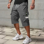 ⏳Limited-time 50% off⏰Men's Casual Drawstring Capri Cargo Pants👖