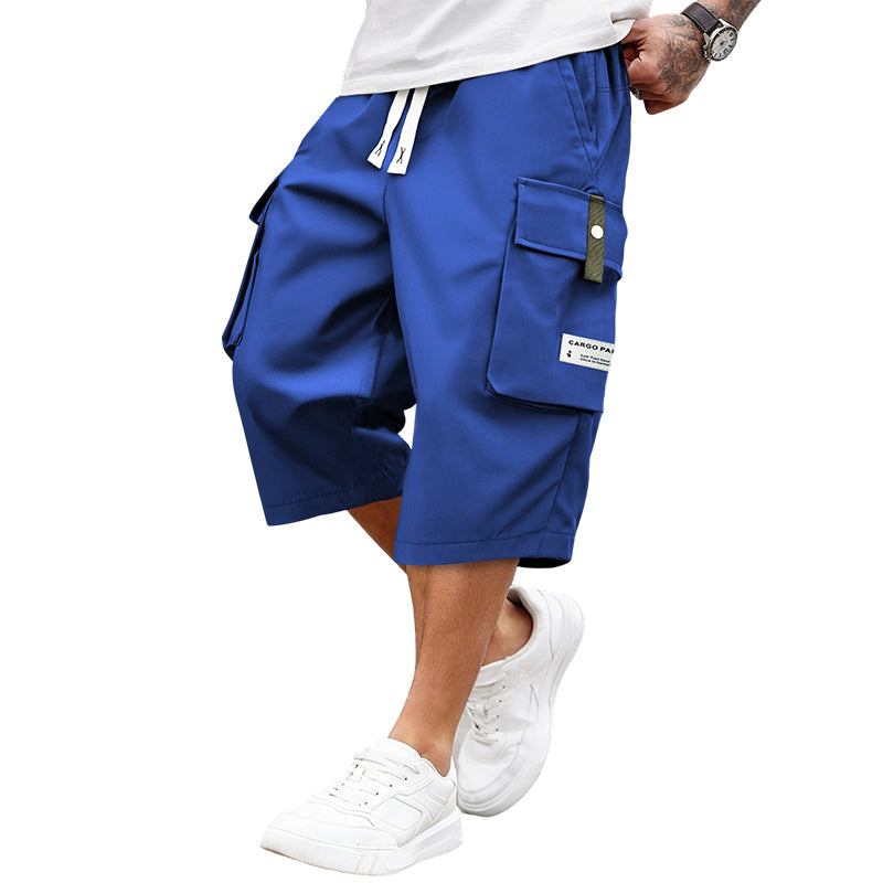 ⏳Limited-time 50% off⏰Men's Casual Drawstring Capri Cargo Pants👖