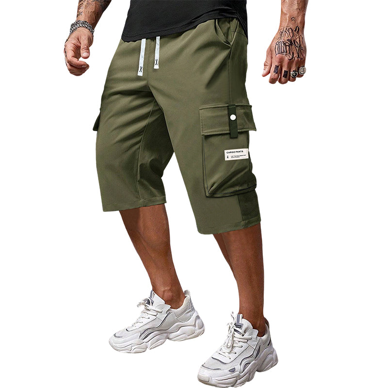 ⏳Limited-time 50% off⏰Men's Casual Drawstring Capri Cargo Pants👖