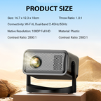 ⏳Limited-time 50% off⏰Full HD Smart Auto-Focus Projector📽️