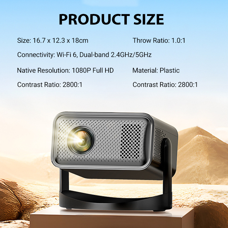 ⏳Limited-time 50% off⏰Full HD Smart Auto-Focus Projector📽️