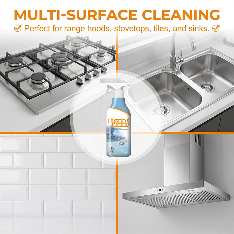 ⏳Limited-time 50% off⏰Multi-Surface Kitchen Cleaner for Tough Grease🚫🛢️