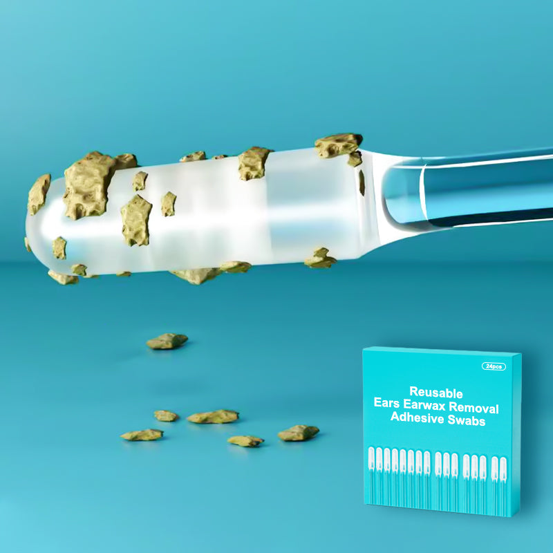 ⏳Limited-time 50% off⏰Reusable adhesive swabs for removing earwax👂