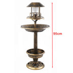 ⏳Limited-time 50% off⏰Solar-Powered Bird Bath & Feeder with Planter🐦🛁