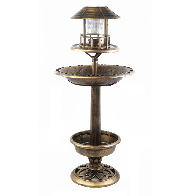 ⏳Limited-time 50% off⏰Solar-Powered Bird Bath & Feeder with Planter🐦🛁