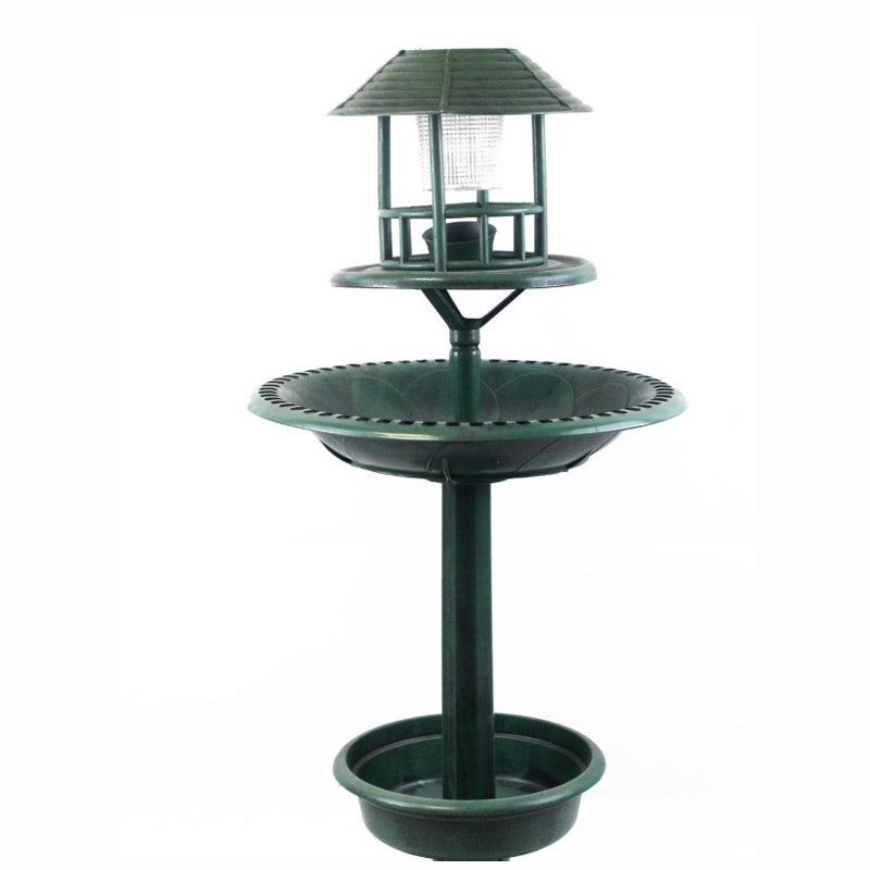 ⏳Limited-time 50% off⏰Solar-Powered Bird Bath & Feeder with Planter🐦🛁