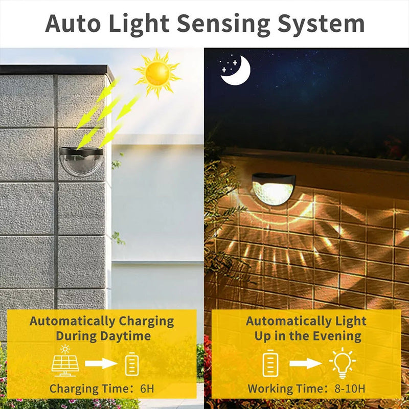 ⏳Limited-time 50% off⏰Decorative Solar Waterproof Fence Lights for Outdoor🏡💡
