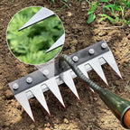 ⏳Limited-time 50% off⏰5/6/7/8 Teeth Carbon Steel Garden Weeding Rake🌱