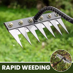⏳Limited-time 50% off⏰5/6/7/8 Teeth Carbon Steel Garden Weeding Rake🌱