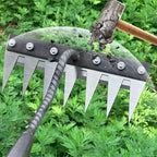 ⏳Limited-time 50% off⏰5/6/7/8 Teeth Carbon Steel Garden Weeding Rake🌱