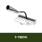 ⏳Limited-time 50% off⏰5/6/7/8 Teeth Carbon Steel Garden Weeding Rake🌱