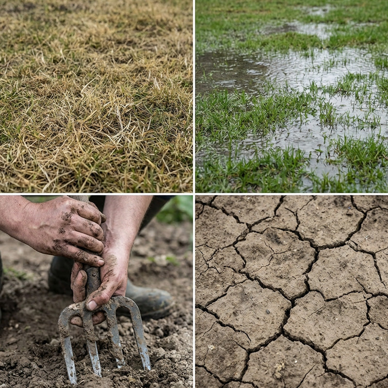 ⏳Limited-time 50% off⏰Garden Ground Stakes for Soil Loosening🥾🌱
