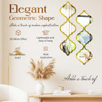 ⏳Limited-time 50% off⏰12PCS 3D Acrylic Mirror Rhombus Wall Stickers🪞